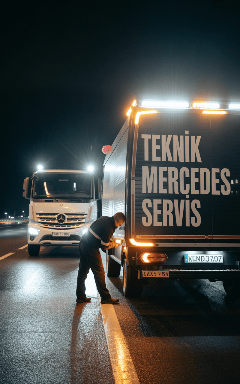 Çorlu Mercedes servisi 7/24 acil yol yardım